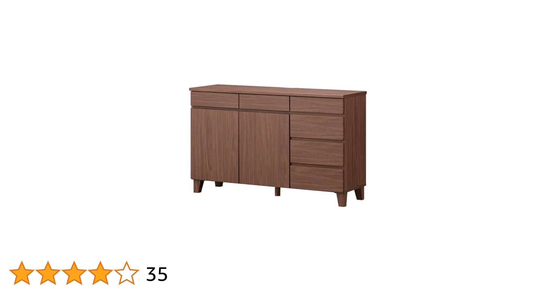 専用　木製キャビネット　幅120センチ Amazon.co.jp: ISSEIKI サイドボード MDF ミディアムブラウン